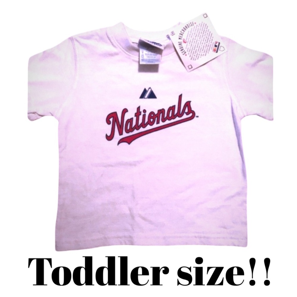 PRESEASON SALE! Baseball Wash Nats toddler tee. 9-12mo. NWT